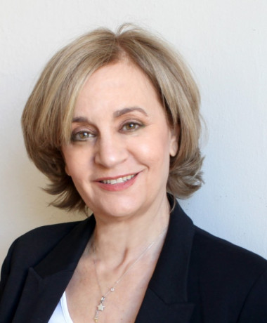 Portrait of Alexandra Attalides, Member of Parliament in Cyprus