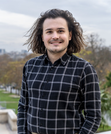 Slavomir Maňásek, Non-Executive Board Member, poses for a pictures in Paris, in front of the Champ de Mars