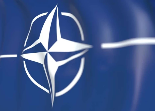 The Nato flag
