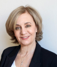 Portrait of Alexandra Attalides, Member of Parliament in Cyprus